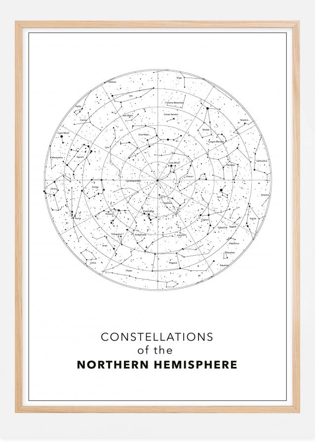 Northern hemisphere Poster