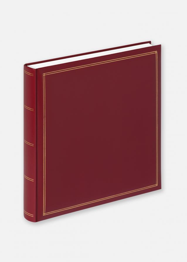 Monza Album Classic Rouge - 34x33 cm (60 pages blanches / 30 feuilles)