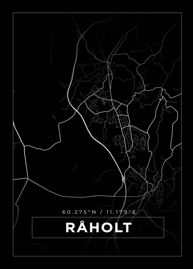 Map - Råholt - Black