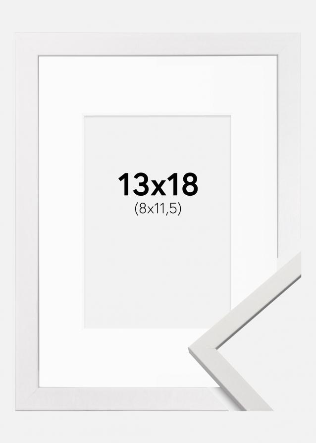 Cadre Edsbyn Blanc 13x18 cm - Passe-partout Blanc 9x12 cm