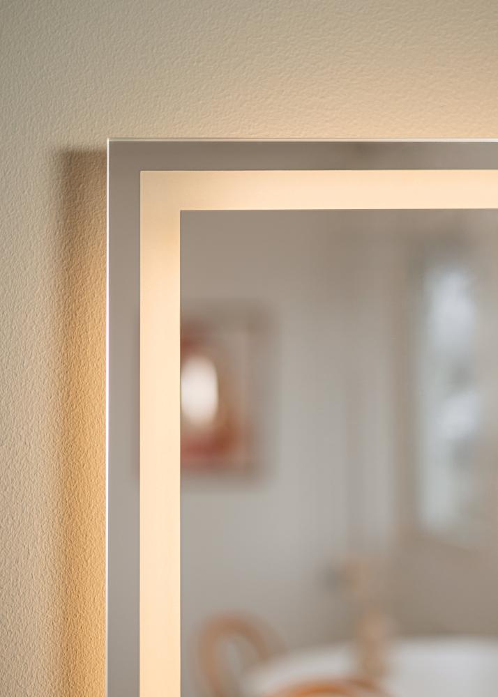 KAILA Miroir Rectangle LED 60x80 cm