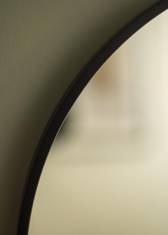 KAILA Miroir rond Edge Black diamètre 50 cm