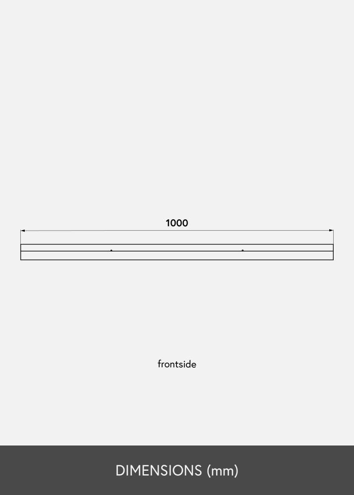 Étagère porte-cadres Blanc 100 cm