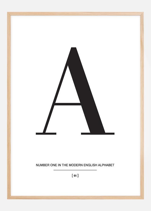 Letter A Poster