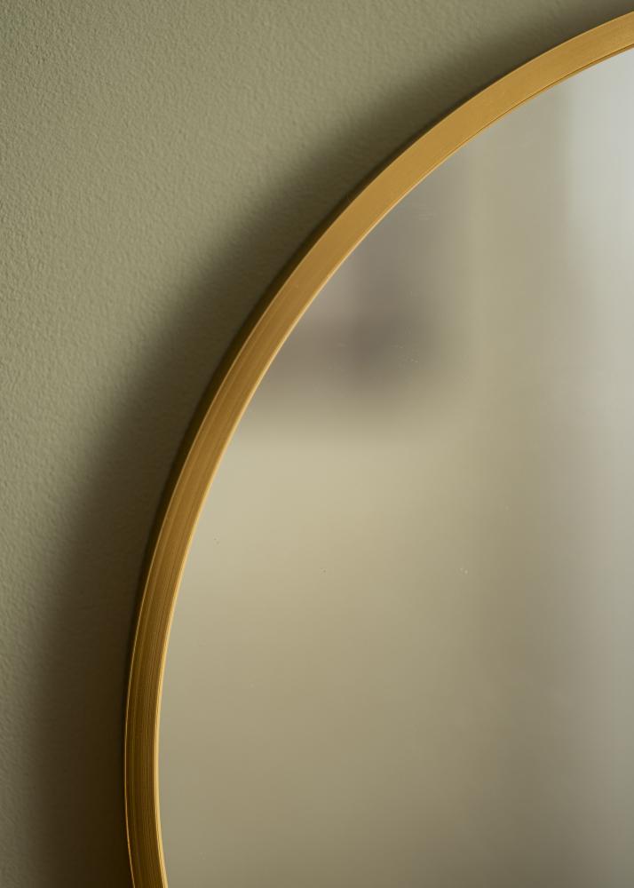 KAILA Miroir Rond - Edge Or diamètre 40 cm