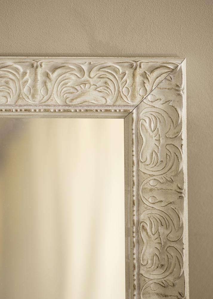 Miroir Durham Blanc - Sur mesure