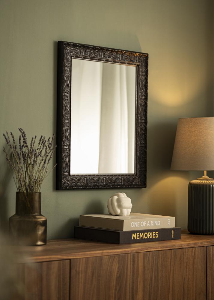 Miroir Durham Noir - Sur mesure