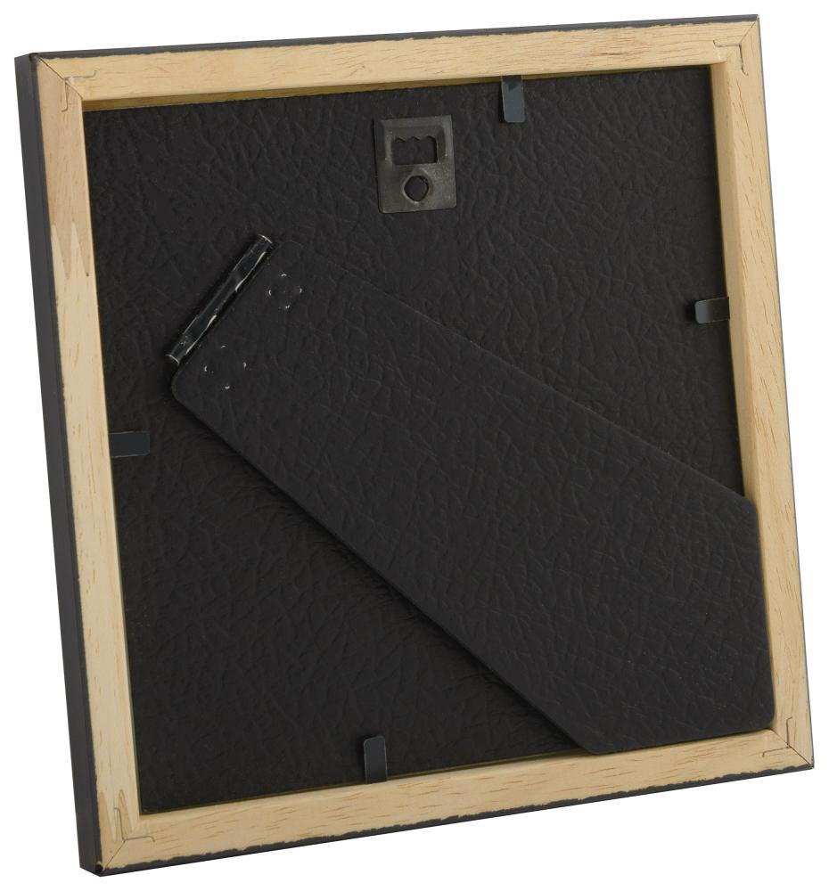 Cadre Slim Mat Verre antireflet Noir 15x15 cm