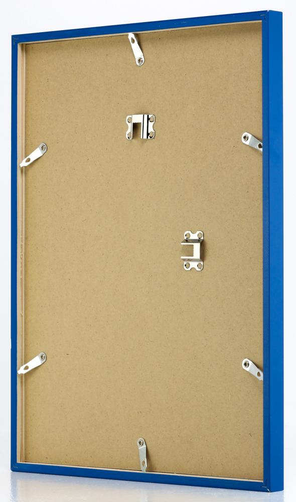 Cadre E-Line Bleu 50x70 cm - Passe-partout Blanc 16x24 pouces