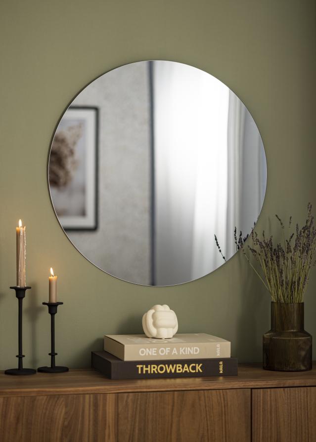 KAILA Miroir rond Smoked Grey diamètre 70 cm