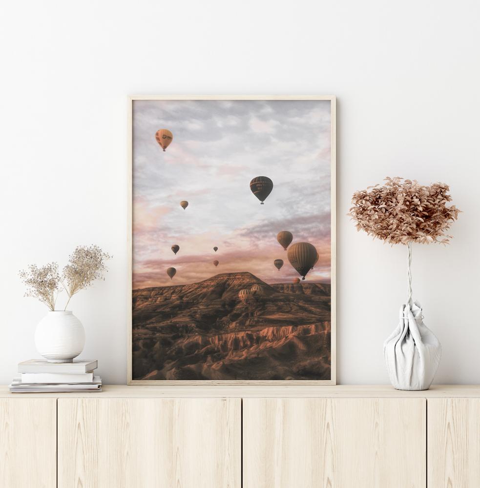 Cappodocia Hot Air Balloon Poster