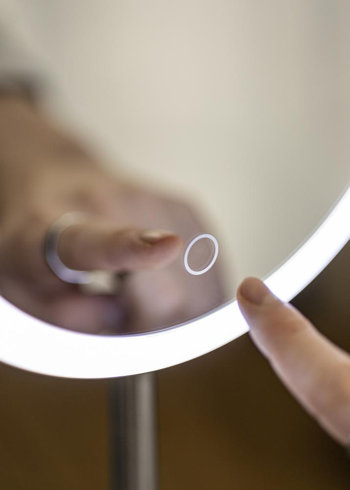 KAILA Miroir de maquillage Pillar LED Magnifying 20 cm Ø