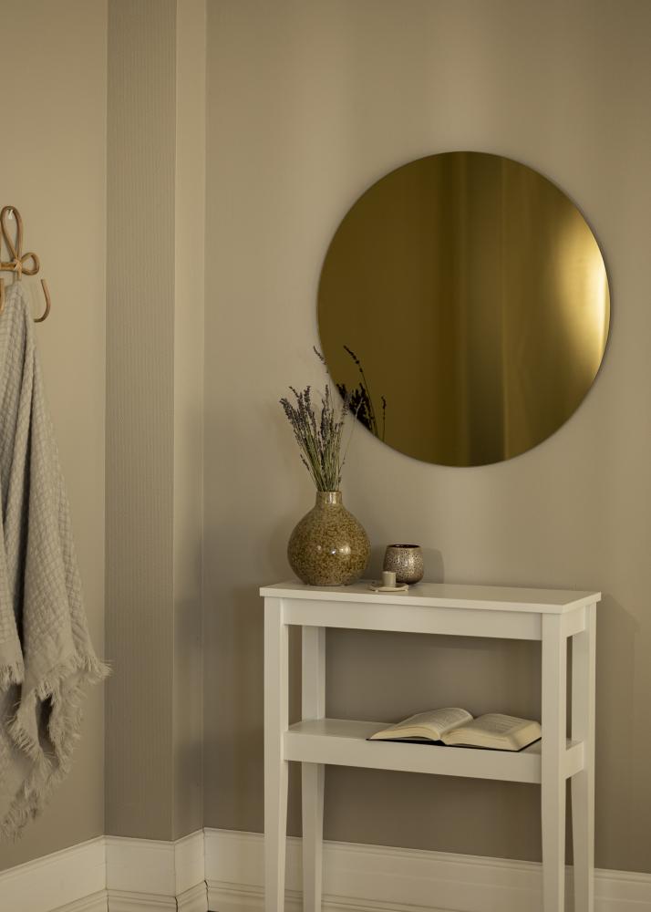 KAILA Miroir rond Gold diamètre 70 cm