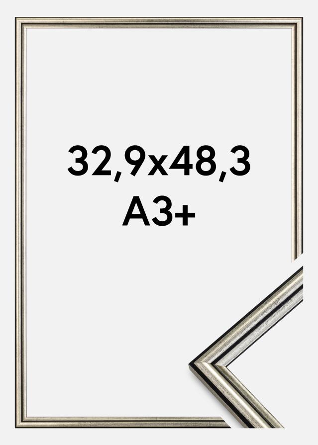 Cadre Horndal Verre Acrylique Argent 32,9x48,3 cm (A3+)