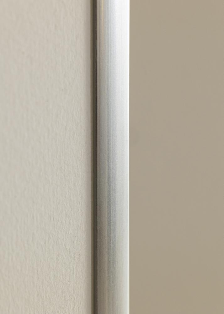 Cadre New Lifestyle Argent 40x60 cm - Passe-partout Blanc 32,9x48,3 cm (A3+)