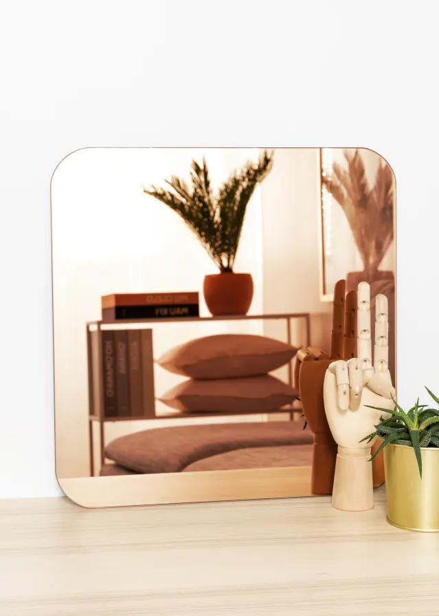 KAILA Miroir Square Rose Gold 40x40 cm