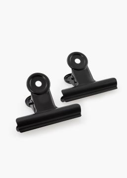 KAILA Poster Clip Black 65 mm - 2-p