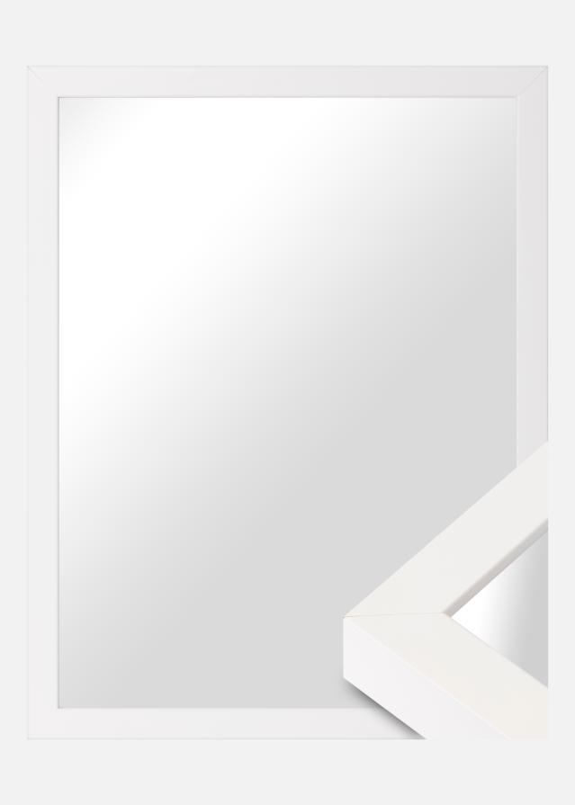 Miroir Elegant Blanc - Propres mesures