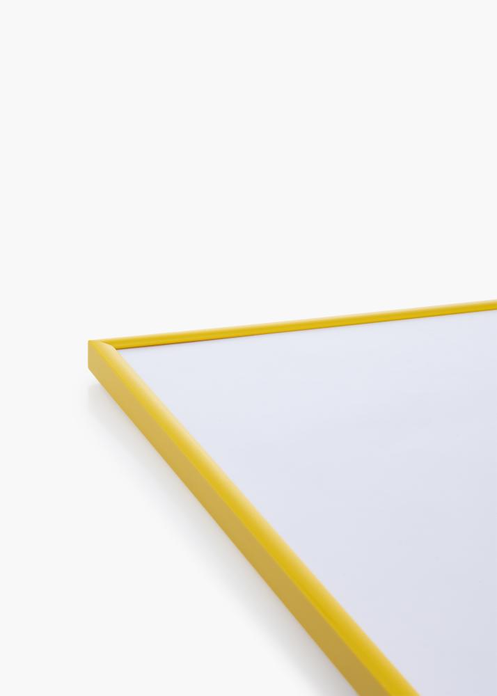 Cadre New Lifestyle Jaune 70x100 cm - Passe-partout Blanc 60x90 cm