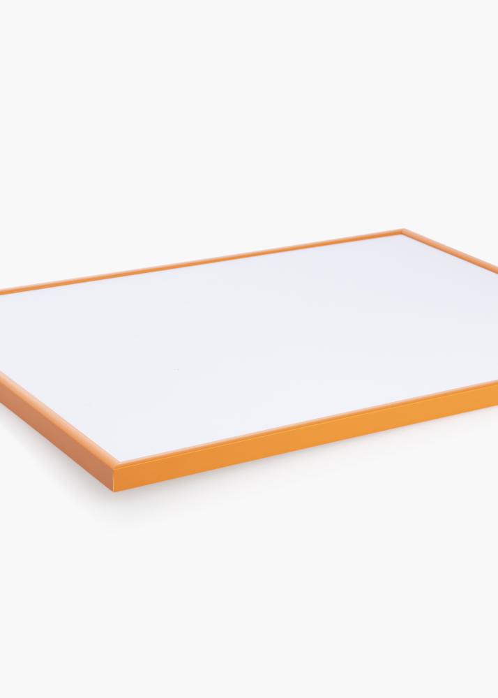 Cadre New Lifestyle Orange clair 50x70 cm - Passe-partout Blanc 42x59,4 cm