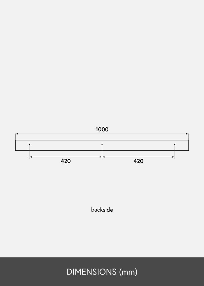 KAILA Étagère pour cadre Bambou 100 cm