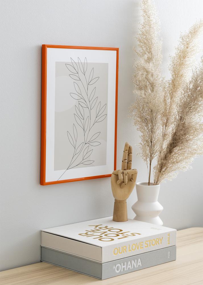 Cadre New Lifestyle Orange 50x70 cm - Passe-partout Blanc 42x59,4 cm