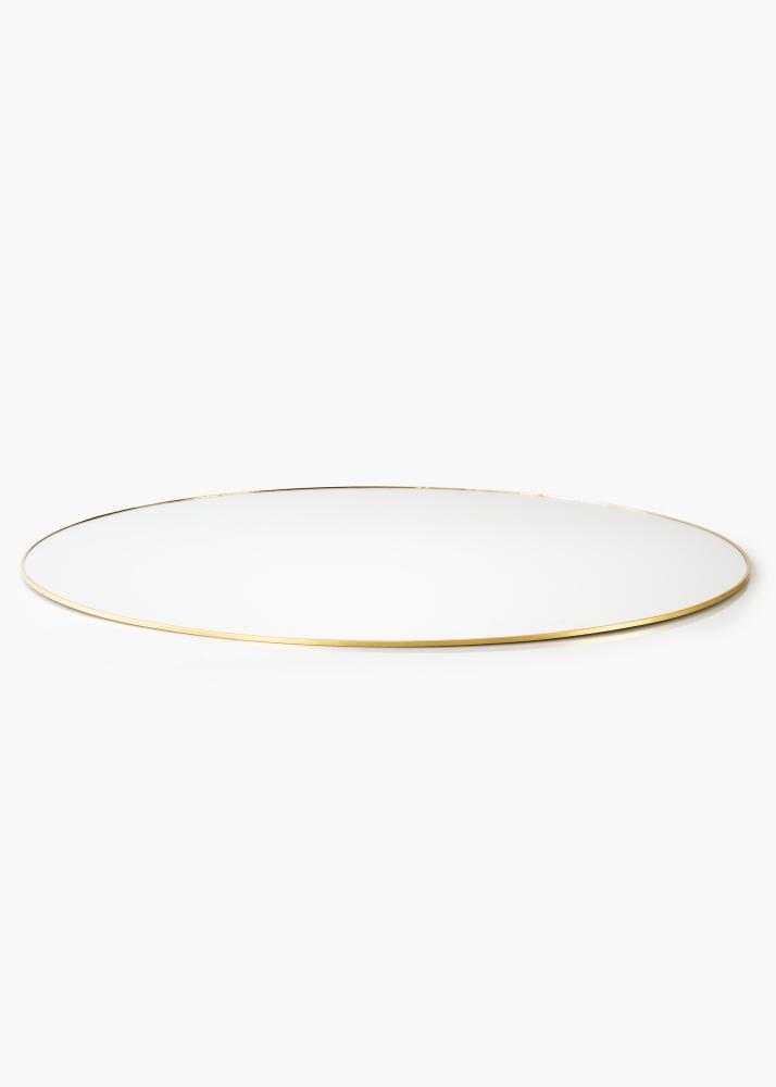 KAILA Round Mirror - Thin Brass diamètre 70 cm