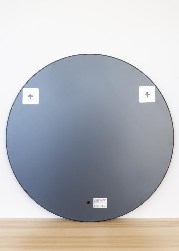 KAILA Round Mirror - Thin Black diamètre 70 cm