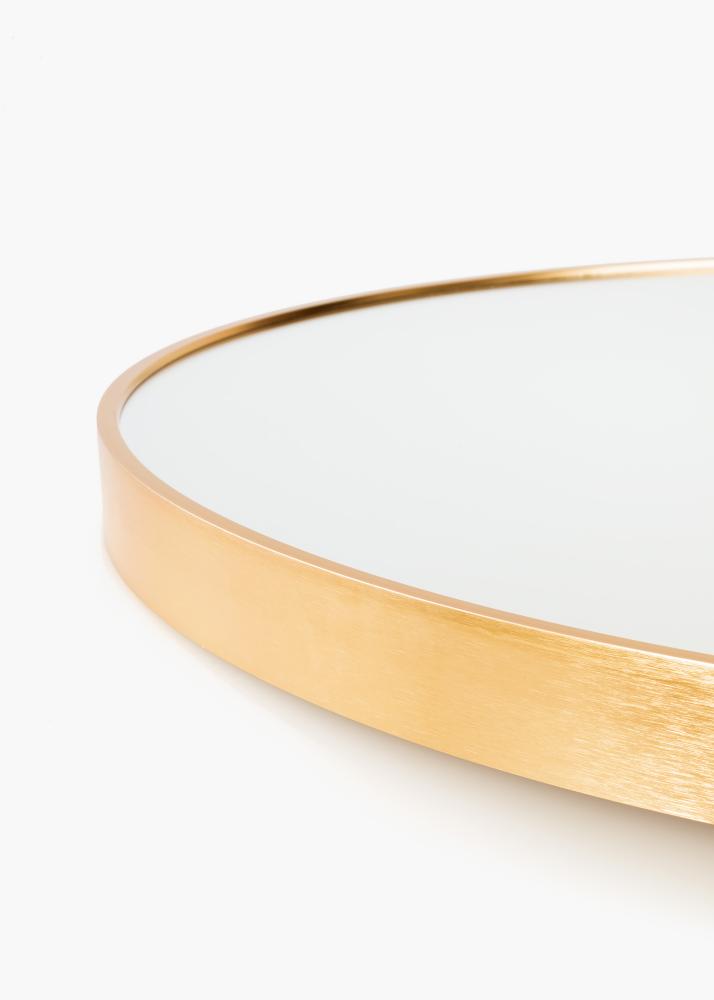 KAILA Miroir rond Edge Gold diamètre 110 cm