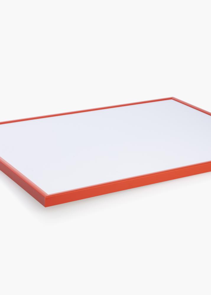 Cadre New Lifestyle Rouge clair 50x70 cm - Passe-partout Blanc 16x24 pouces