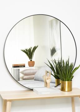 KAILA Miroir rond Edge Black diamètre 110 cm