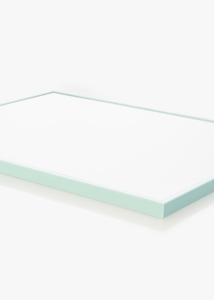 Cadre New Lifestyle Turquoise 40x60 cm - Passe-partout Blanc 25x50 cm