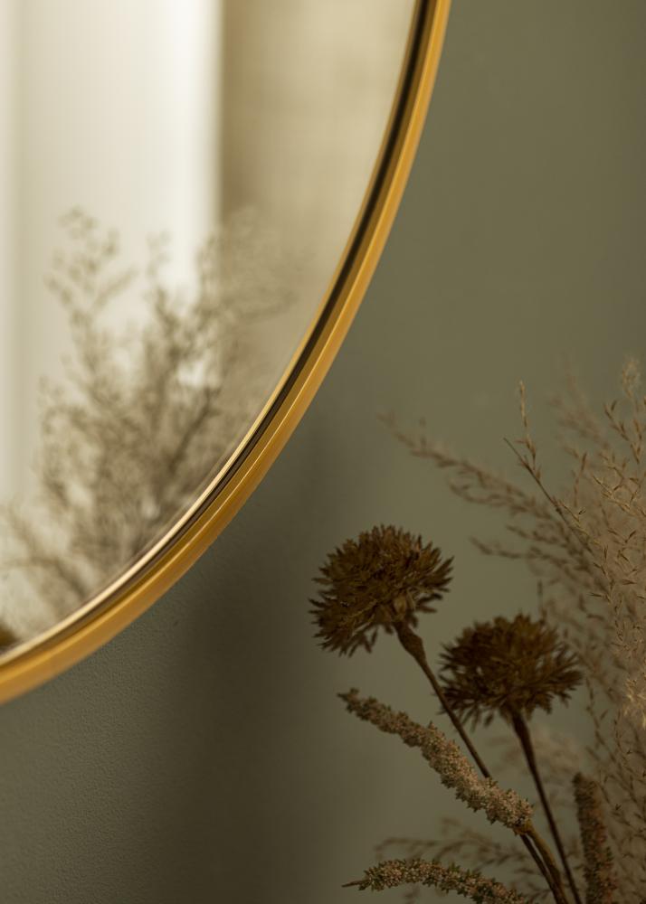 KAILA Round Mirror - Edge Gold diamètre 50 cm