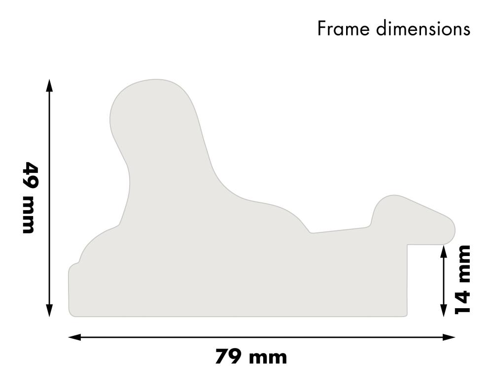 Cadre Gysinge Premium Argent 29,7x42 cm (A3)