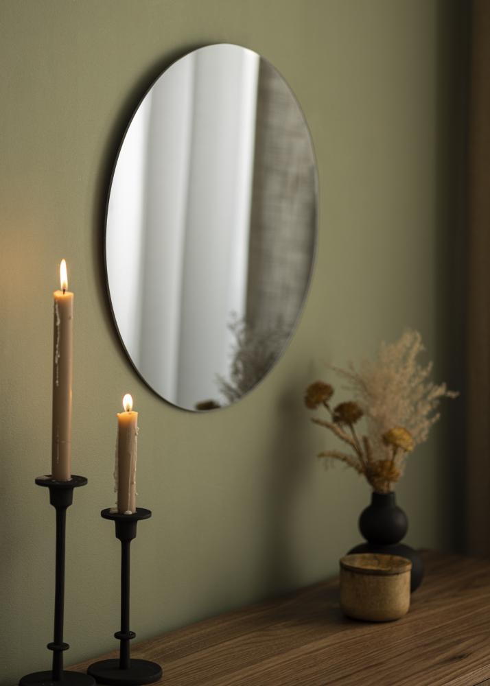 KAILA Miroir rond Smoked Grey diamètre 50 cm