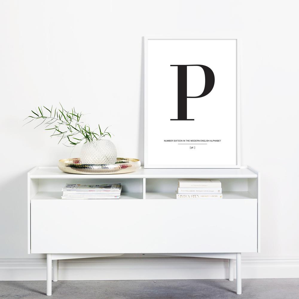 Letter P Poster