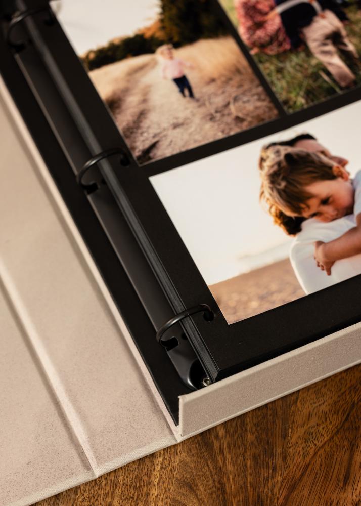 KAILA OUR LOVE STORY Grey - Coffee Table Photo Album (60 Pages Noires)