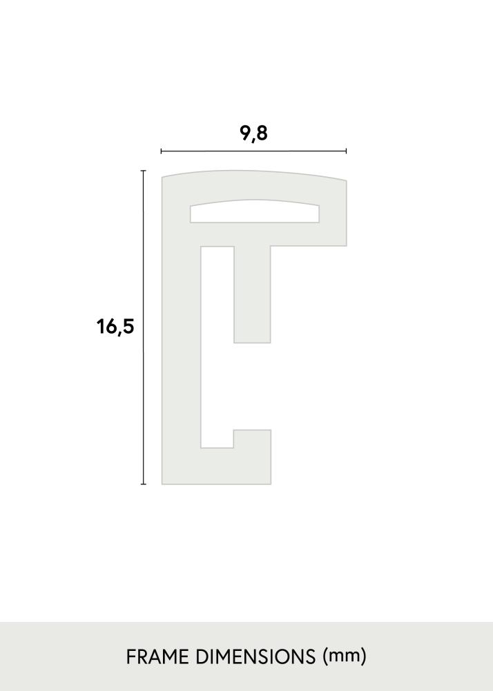 Cadre New Lifestyle Rose 70x100 cm - Passe-partout Blanc 60x90 cm