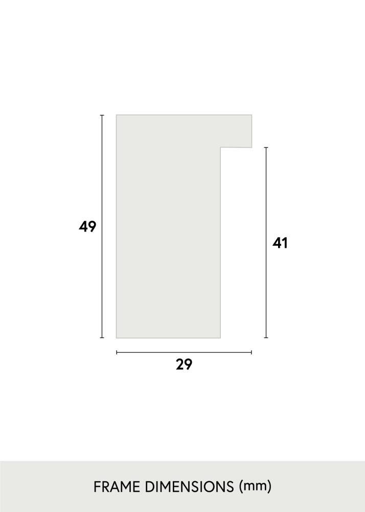 Miroir Timber Ljus Noyer - Propres mesures