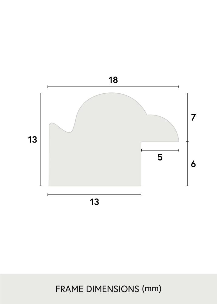 Miroir Line Blanc - Propres mesures