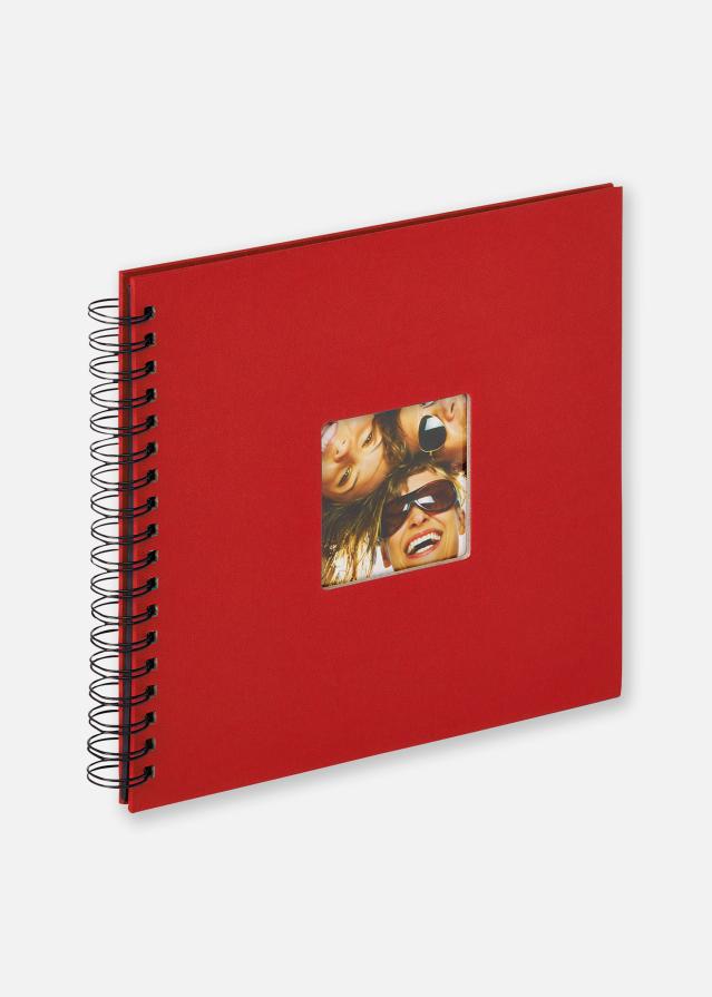 Fun Album spirale Rouge - 26x25 cm (40 pages noires / 20 blad)