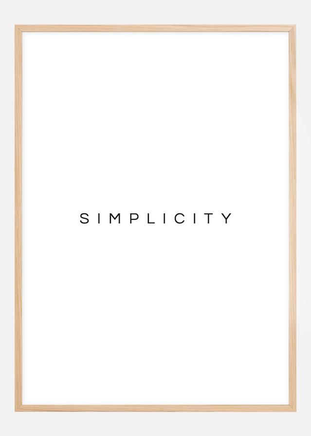 Simplicity Poster