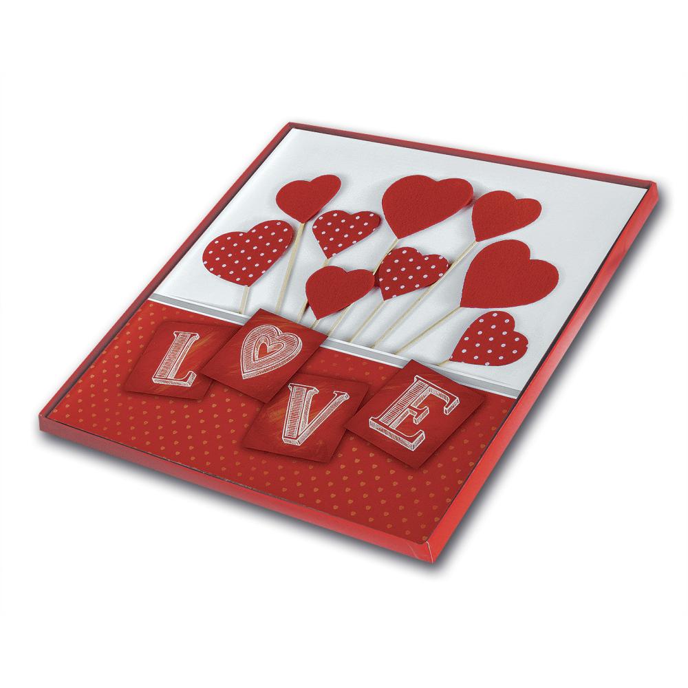 Valentine Album - 32x32 cm (40 pages blanches / 20 feuilles)