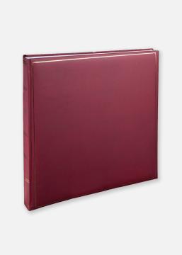 Henzo Champagne Album photo Rouge - 35x35 cm (70 pages blanches / 35 feuilles)