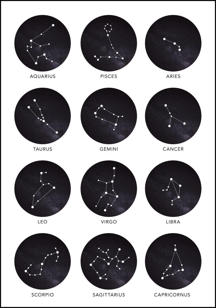 Zodiac Signs Poster