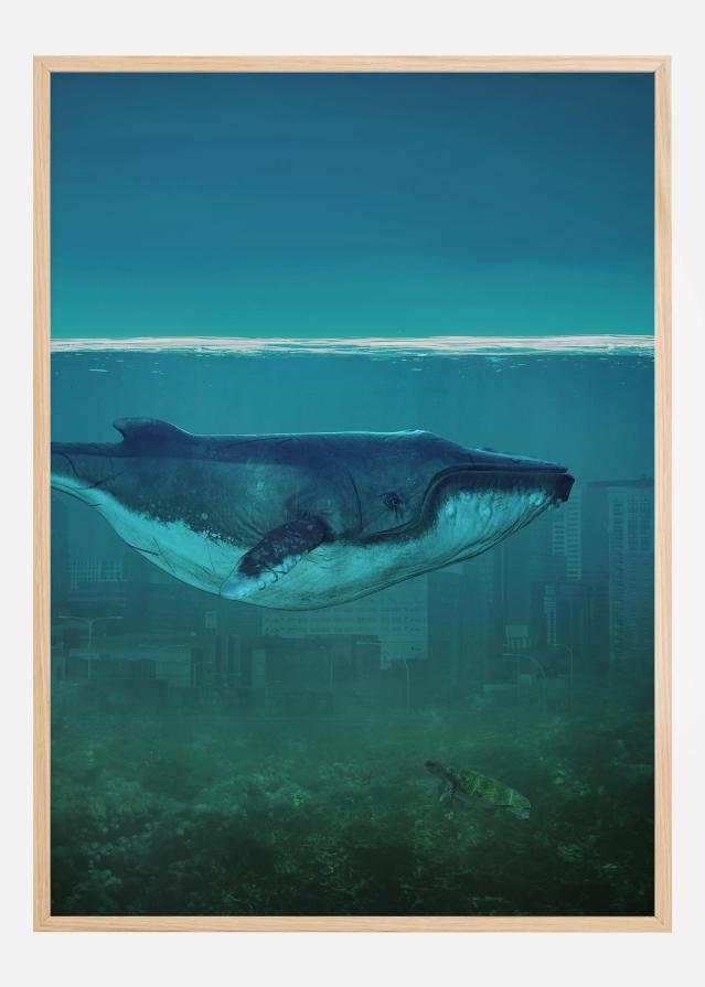 Blue Whale Poster