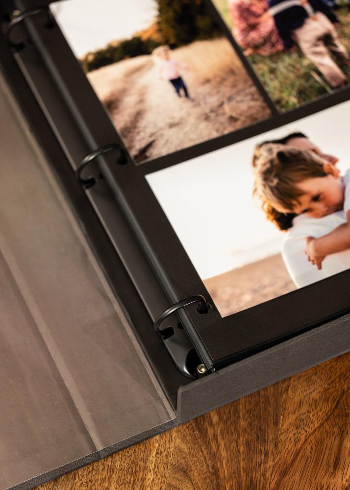 KAILA MOMENTS Black - Coffee Table Photo Album (60 Pages Noires)