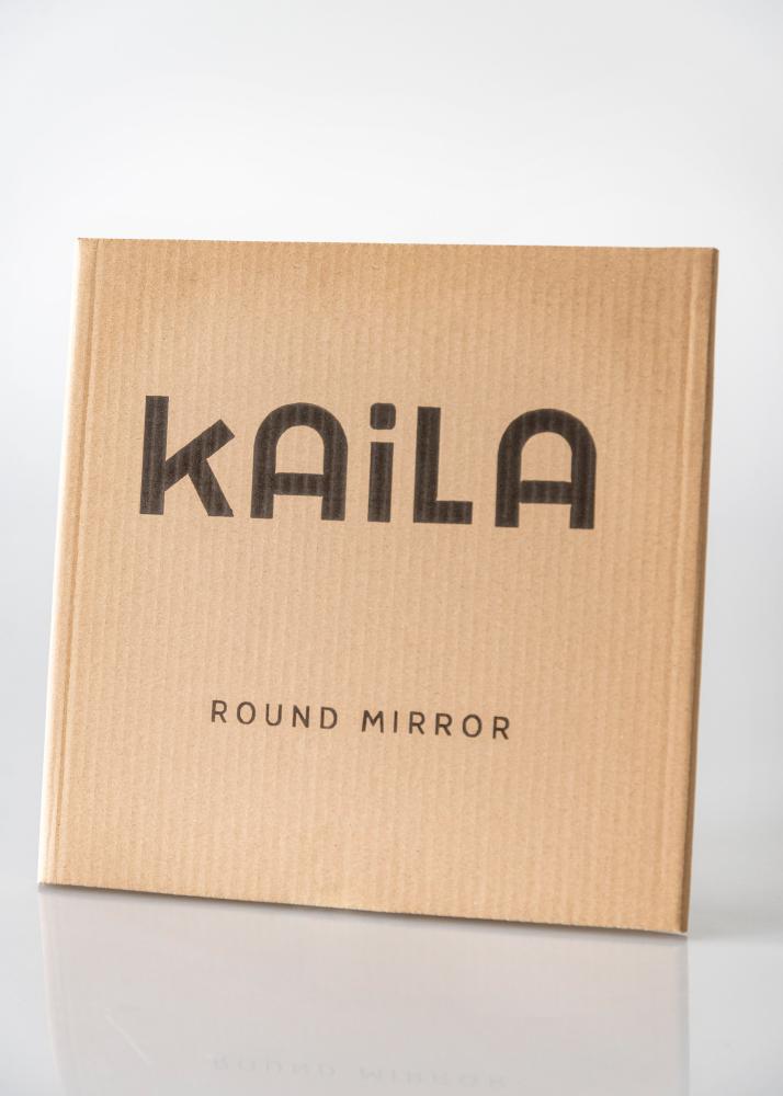 KAILA Miroir rond Smoked Grey diamètre 110 cm