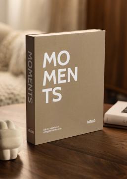 KAILA MOMENTS Grey - Coffee Table Photo Album (60 Pages Noires)