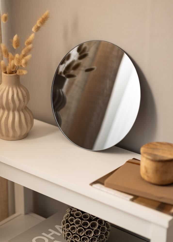 KAILA Miroir rond Smoked Grey diamètre 30 cm